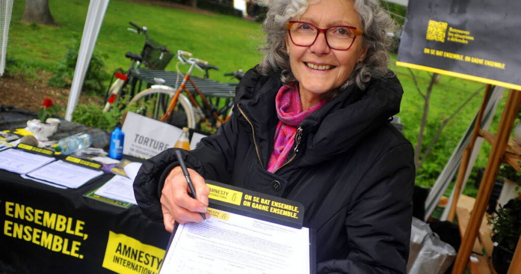 Amnesty International.  Petitions signed in Colmar could save lives elsewhere – DNA – Latest news from Alsace