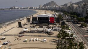 Madonna is preparing to give a huge free concert on Copacabana Beach at the end of her world tour