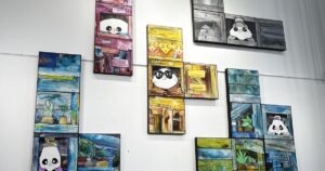 Pandakroo is on display until the end of May at Very Yes Gallery