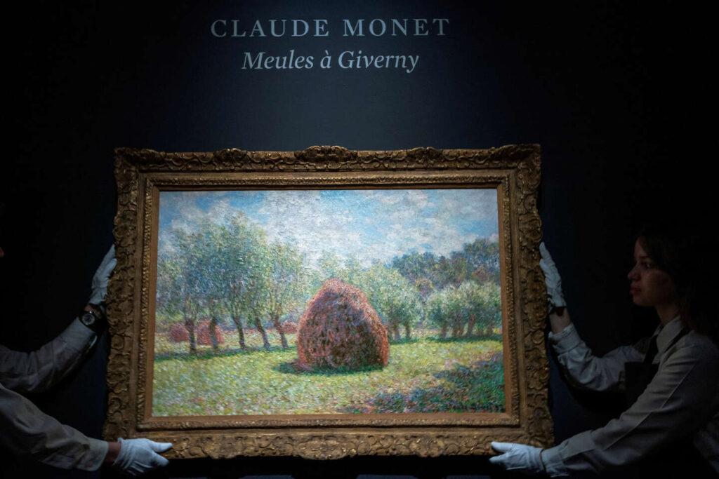 A Claude Monet painting sold for  million at a New York auction