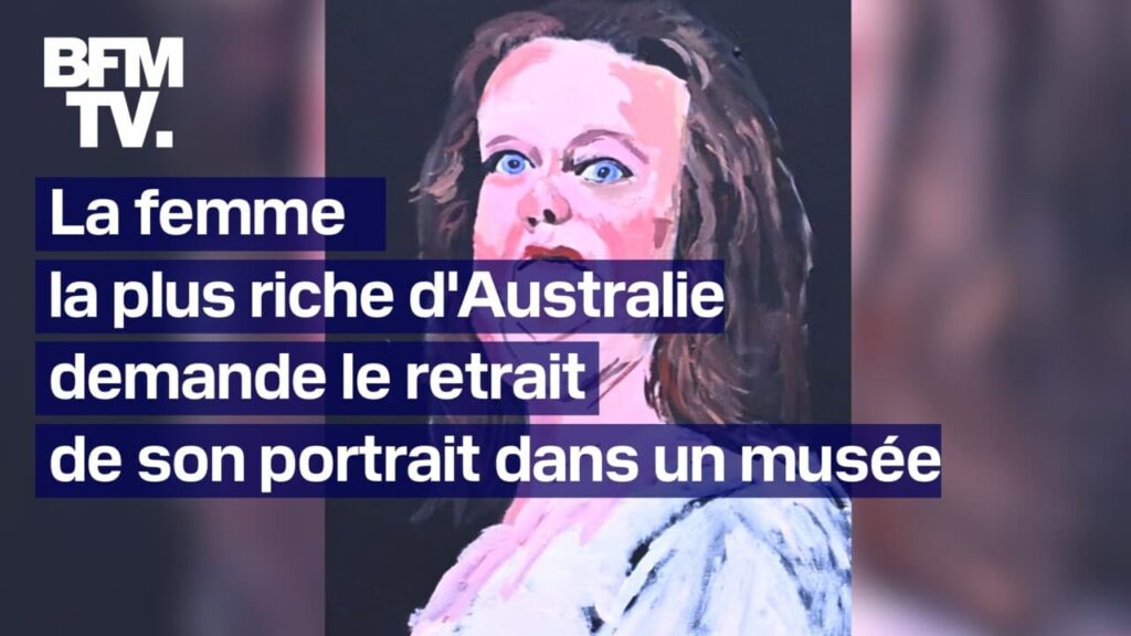 The richest woman in Australia is demanding the removal of the painting she painted, and this matter has spread widely