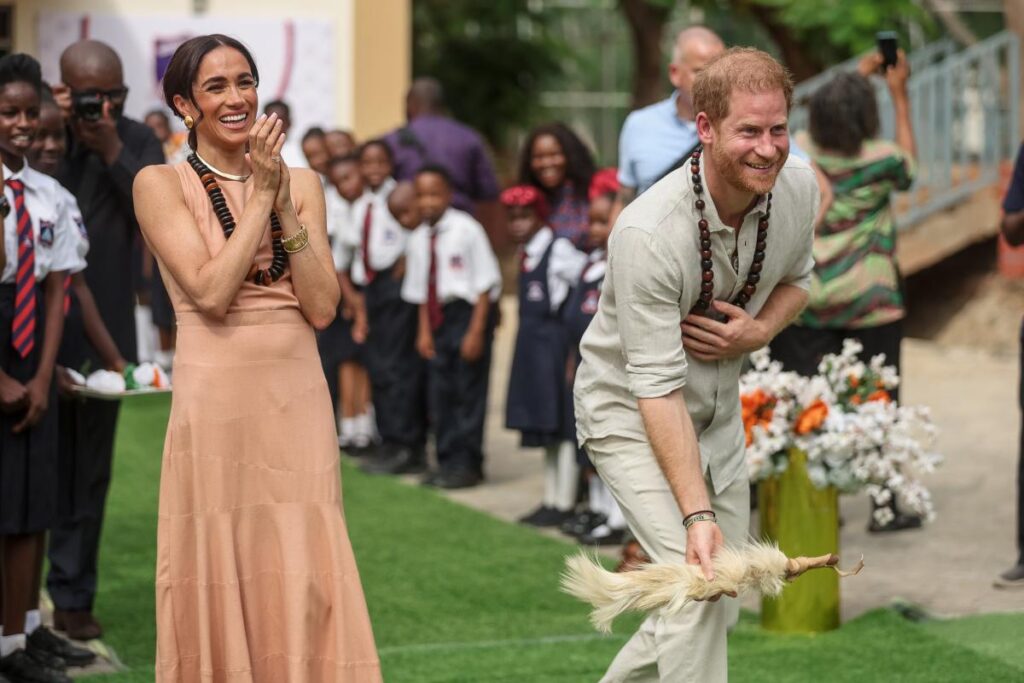 Prince Harry and his wife Meghan visit Nigeria |  TV5MONDE